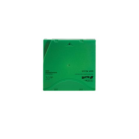 HPE Ultrium WORM Data Cartridge - LTO Ultrium WORM 8 - 12 TB  /  30 TB - write-on labels - green - for StoreEver LTO-8 Ultrium 30750, LTO-8 Ultrium 30750 TAA - 1