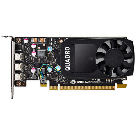 NVIDIA Quadro P400 - Graphics card - Quadro P400 - 2 GB GDDR5 - PCIe 3.0 x16 - 3 x Mini DisplayPort - for Workstation Z2 G4 (MT, SFF), Z2 G5, Z2 G8, Z240 (SFF, tower), Z4 G4, Z440, Z6 G4, Z8 G4; ZCentral 4R Workstation (1350 Watt) - 4