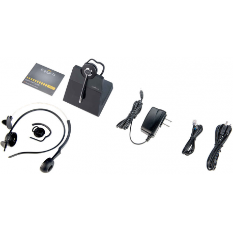 Jabra Engage 75 Convertible - Headset - on-ear - convertible - DECT - wireless - NFC - 9