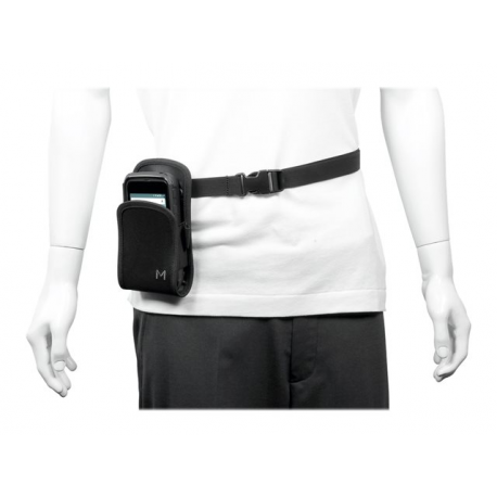 Mobilis REFUGE Holster M - Holster bag for mobile phone  /  handheld - 1680D polyester - black - 3