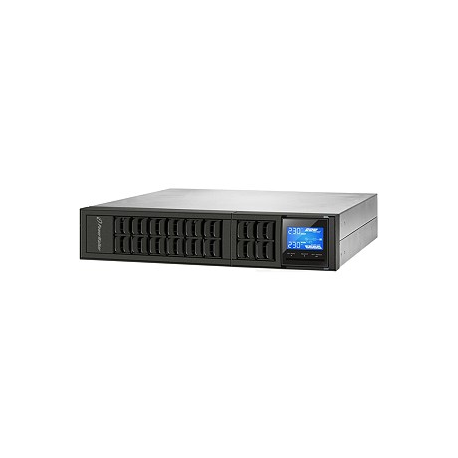 PowerWalker VFI 1000C LCD - UPS - 800 Watt - 1000 VA 9 Ah - RS-232, USB - output connectors: 3 - PFC - black - 1