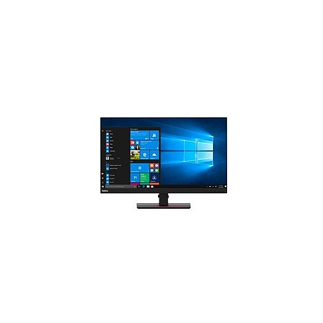 Lenovo ThinkVision T27q-20 - LED monitor - 27" - 2560 x 1440 QHD - IPS - 350 cd / m² - 1000:1 - 4 ms - HDMI, DisplayPort - raven black - 2