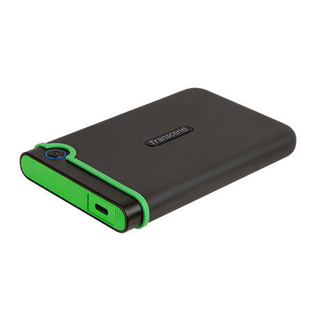 Transcend StoreJet 25M3C - Hard drive - 2 TB - external (portable) - 2.5" - USB 3.1 Gen 1 - iron grey - 1
