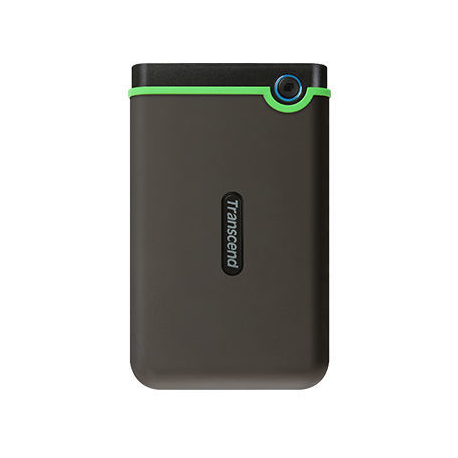 Transcend StoreJet 25M3C - Hard drive - 2 TB - external (portable) - 2.5" - USB 3.1 Gen 1 - iron grey - 3