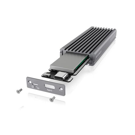 RaidSonic ICY BOX IB-1817M-C31 - Storage enclosure with data indicator - M.2 - NVMe - USB 3.1 (Gen 2) - 3