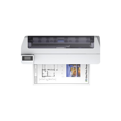 Epson SureColor SC-T5100N - 36" large-format printer - colour - ink-jet - Roll (91.4 cm) - 2400 x 1200 dpi - Gigabit LAN, Wi-Fi(n), USB 3.0 - cutter - 6