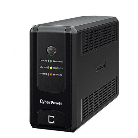 CyberPower UT Series UT850EG - UPS - AC 230 V - 425 Watt - 850 VA - 1-phase - USB - output connectors: 3 - black - 3