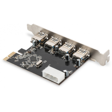 DIGITUS - USB adapter - PCIe 2.0 - USB 3.0 x 4 - 1