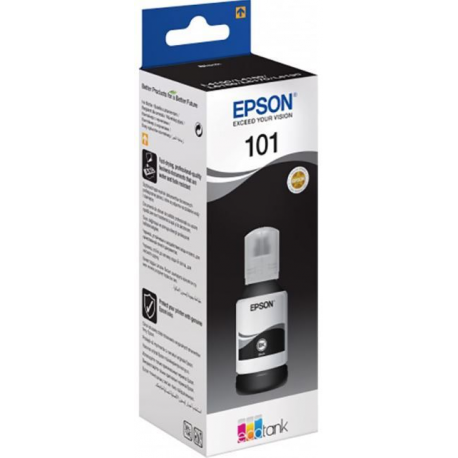 Epson EcoTank 101 - 127 ml - Ultra High Capacity - black - original - ink tank - for Epson L4260, L4266, L6190, L6260, L6270, L6276, L6290; EcoTank L14150; EcoTank ITS L4150 - 1