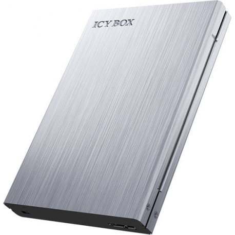 RaidSonic ICY BOX IB-241WP - Storage enclosure with data indicator, power indicator, write protect switch - 2.5" - SATA 6Gb / s - USB 3.0 - anthracite - 3