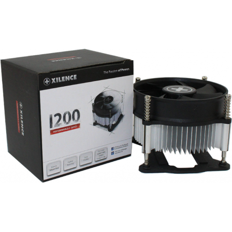 Xilence I200 - Processor cooler - (for: LGA1156, LGA1155, LGA1150, LGA1151) - aluminium - 92 mm - 2