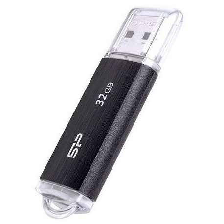 SILICON POWER Ultima U02 - USB flash drive - 32 GB - USB 2.0 - black - 1
