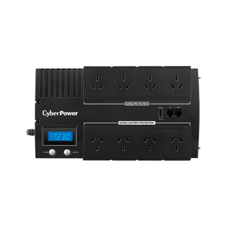 CyberPower BRICs LCD Series BR1200ELCD - UPS - AC 220 / 230 / 240 V - 720 Watt - 1200 VA - USB - output connectors: 8 - France - 1