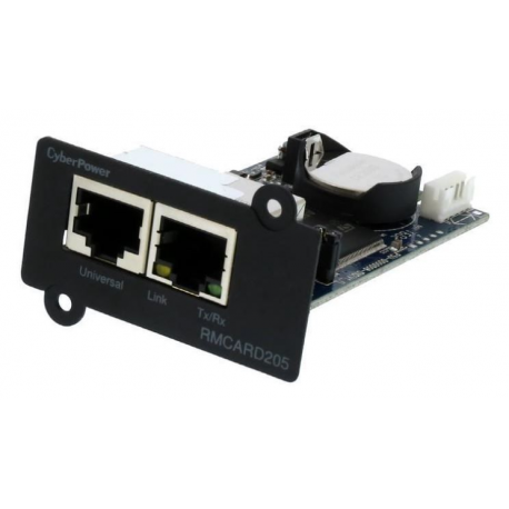 CyberPower RMCARD205 - Remote management adapter - 100Mb LAN - 100Base-TX - for Smart App Professional Rackmount Series PR3000; Smart App Sinewave PR1000 - 2