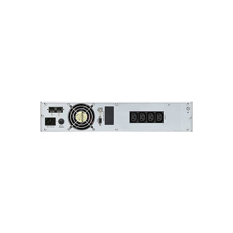 PowerWalker VFI 2000CRM LCD - UPS (rack-mountable / external) - 1600 Watt - 2000 VA 9 Ah - RS-232, USB - output connectors: 4 - 2U - 19" - black - 2