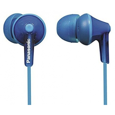Panasonic RP-HJE125E-A - Ergofit - earphones - in-ear - wired - 3.5 mm jack - blue - 2