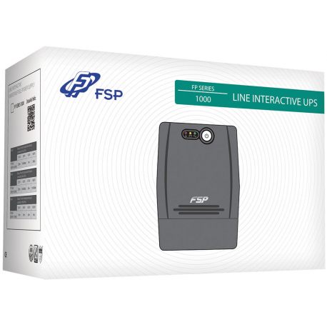 FSP FP 1500 - UPS - AC 110 / 120 / 220 / 230 / 240 V - 900 Watt - 1500 VA 9 Ah - output connectors: 4 - 2