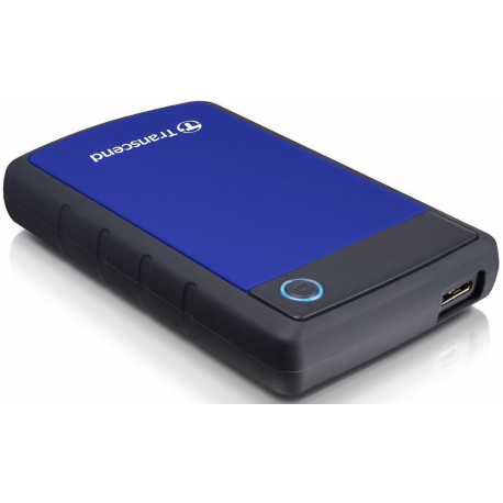 Transcend StoreJet 25H3B - Hard drive - 1 TB - external (portable) - 2.5" - USB 3.0 - 2