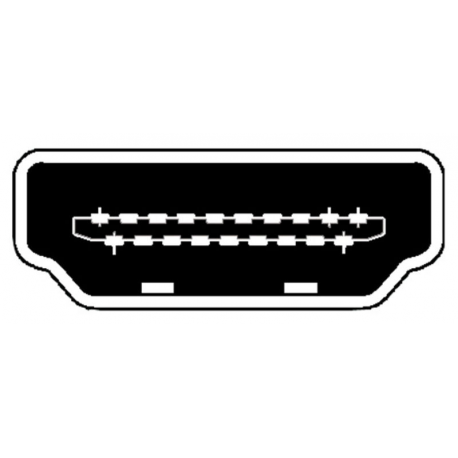 DIGITUS - HDMI adapter - HDMI female to HDMI female - shielded - black - 1