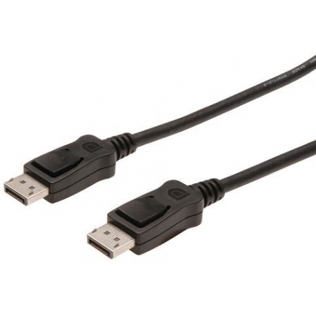 ASSMANN - DisplayPort cable - DisplayPort (M) to DisplayPort (M) - 15 m - molded - black - 2