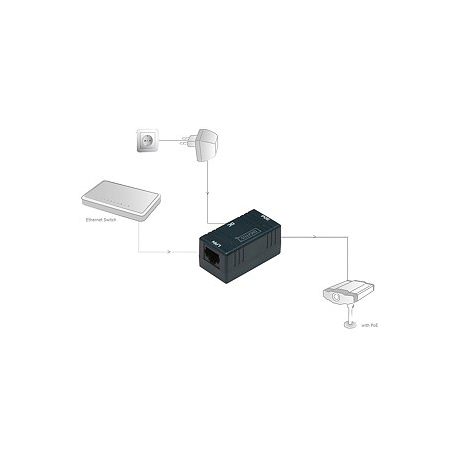 DIGITUS Professional Passive PoE wall mount box DN-95002 - PoE injector - 5