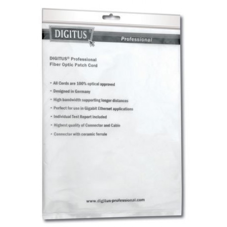 DIGITUS Professional - Patch cable - ST multi-mode (M) to ST multi-mode (M) - 1 m - fibre optic - 50 / 125 micron - OM2 - halogen-free - orange - 2