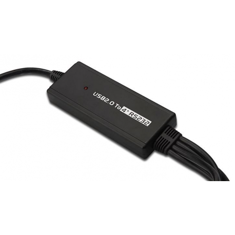 DIGITUS DA-70159 - Serial adapter - USB - RS-232 x 4 - 1
