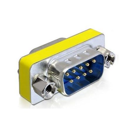 DeLOCK - Serial gender converter - DB-9 (M) to DB-9 (M) - thumbscrews - 1