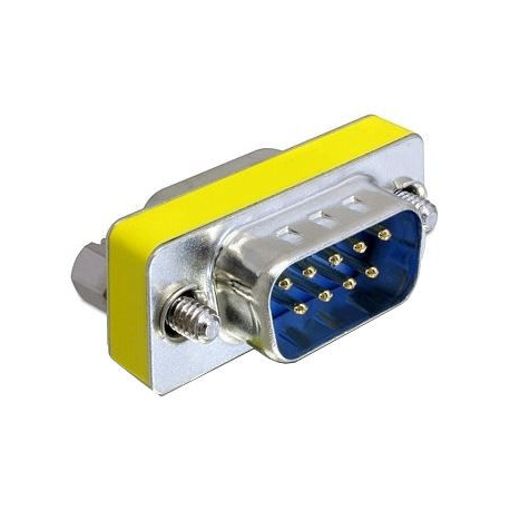 DeLOCK - Serial gender converter - DB-9 (M) to DB-9 (M) - thumbscrews - 2