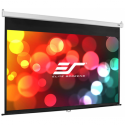 Elite Screens M106XWH Manual Pull-down Projection Screen / 106" Diagonal/ 16:9/ 132,1x234,7cm/ White Housing