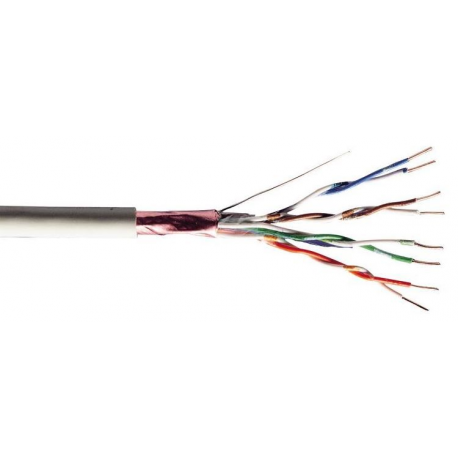 DIGITUS - Bulk cable - 305 m - foiled unshielded twisted pair (F / UTP) - CAT 5e - solid - grey - 2