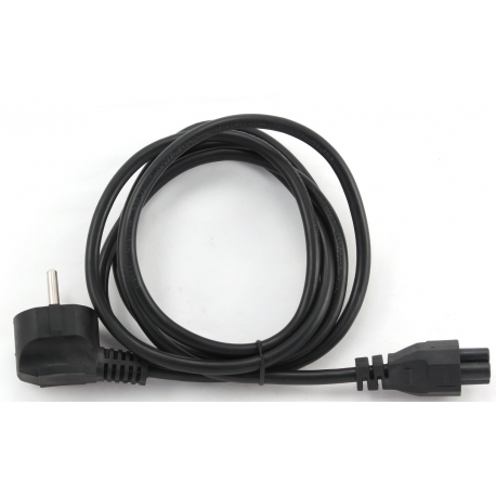 Gembird PC-186-VDE - Power cable - CEE 7 / 7 (M) angled to IEC 60320 C13 straight - 10 A - 1.8 m - molded - black - 1