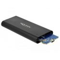 Delock - Storage enclosure - M.2 - M.2 NVMe Card - USB 3.1 (Gen 2) - black