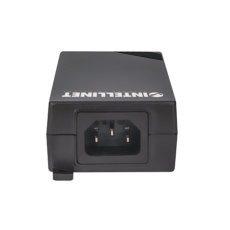 Intellinet Gigabit High-Power PoE+ Injector,1 x 30 W Port, IEEE 802.3at / af Compliant, Plastic Housing - PoE injector - AC 100-240 V - 30 Watt - output connectors: 1 - 6