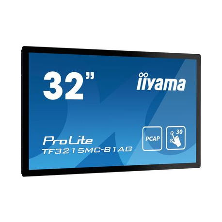 iiyama ProLite TF3215MC-B1AG - LED monitor - 31.5" - open frame - touchscreen - 1920 x 1080 Full HD (1080p) @ 60 Hz - A-MVA3 - 500 cd / m² - 3000:1 - 8 ms - HDMI, VGA - black - 1