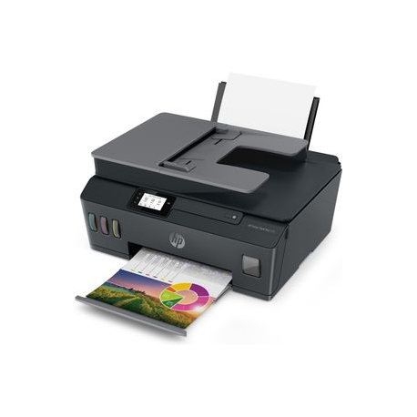 HP Smart Tank Plus 570 Wireless All-in-One - Multifunction printer - colour - ink-jet - refillable - Legal (216 x 356 mm) (original) - A4 / Legal (media) - up to 10 ppm (copying) - up to 11 ppm (printing) - 100 sheets - USB 2.0, Wi-Fi(n), Bluetooth - 1