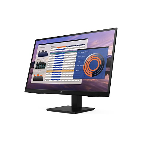 HP P27h G4 - LED monitor - 27" - 1920 x 1080 Full HD (1080p) @ 75 Hz - IPS - 250 cd / m² - 1000:1 - 5 ms - HDMI, VGA, DisplayPort - speakers - black - 2