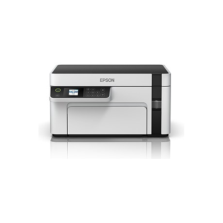 Epson EcoTank M2120 - Multifunction printer - B / W - ink-jet - A4 / Legal (media) - up to 15 ppm (printing) - 150 sheets - USB, Wi-Fi - white - 1