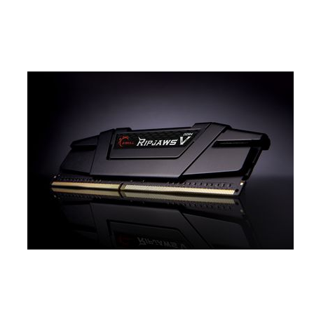 G.Skill Ripjaws V - DDR4 - kit - 16 GB: 2 x 8 GB - DIMM 288-pin - 3200 MHz  /  PC4-25600 - CL16 - 1.35 V - unbuffered - non-ECC - classic black - 1