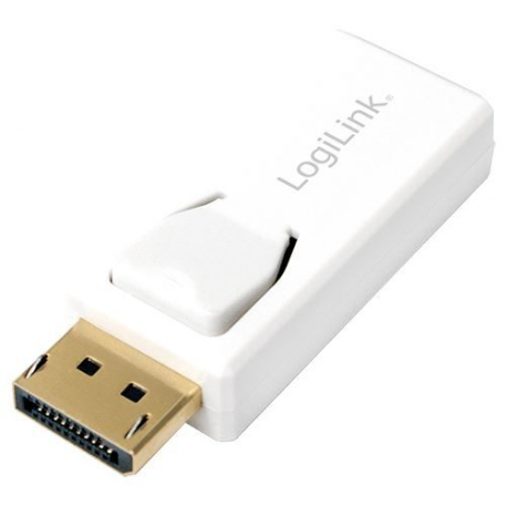 LogiLink - Adapter - DisplayPort male to HDMI female - white - 3