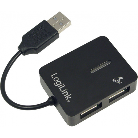 LogiLink Smile USB2.0 4-Port Hub - Hub - 4 x USB 2.0 - 2