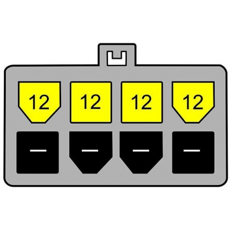 DeLOCK - Power connector adaptor - 4 pin ATX12V (M) to 8 pin EPS12V (F) - 15 cm - 1