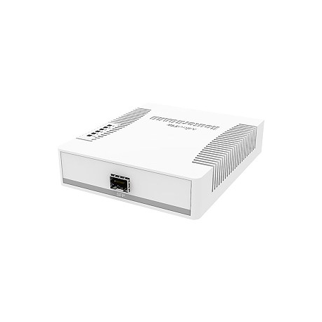 MikroTik RB260GS - Switch - Managed - 1 x 10/100/1000 (PoE) + 4 x 10/100/1000 + 1 x SFP - desktop - 4