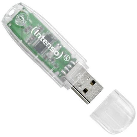 Intenso Rainbow Line - USB flash drive - 32 GB - USB 2.0 - transparent - 1