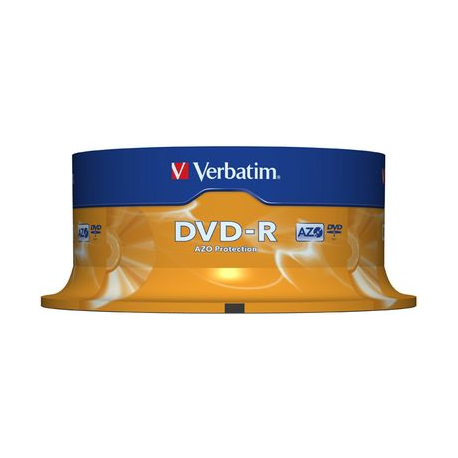 Verbatim - 25 x DVD-R - 4.7 GB 16x - matt silver - spindle - 2