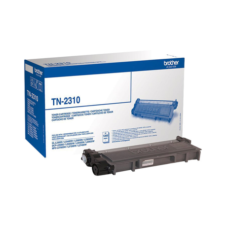 Brother TN2310 - Black - original - toner cartridge - for Brother DCP-L2500, L2520, L2560, HL-L2300, L2340, L2360, L2365, MFC-L2700, L2720, L2740 - 4