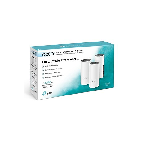 TP-Link DECO M4 - Wi-Fi system (3 routers) - mesh - GigE - 802.11a / b / g / n / ac - Dual Band - 2