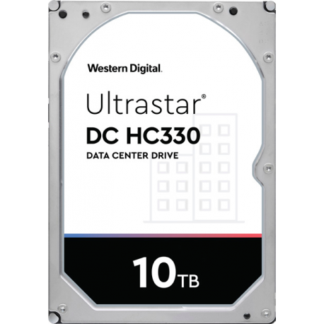 WD Ultrastar DC HC330 WUS721010AL5204 - Hard drive - encrypted - 10 TB - internal - 3.5" - SAS 12Gb / s - 7200 rpm - buffer: 256 MB - 2