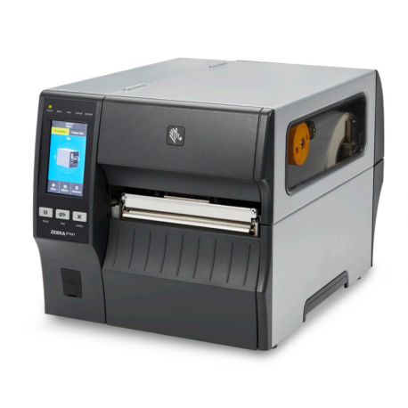 Zebra ZT400 Series ZT421 - Label printer - direct thermal  /  thermal transfer - Roll (17.8 cm) - 203 dpi - up to 305 mm / sec - USB 2.0, LAN, serial, USB host, Bluetooth 4.1 - rewinder, peeler - 0