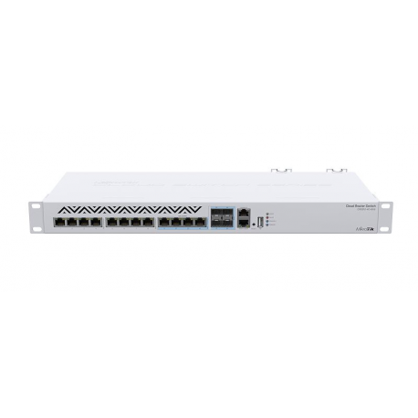 MikroTik Cloud Router Switch CRS312-4C+8XG-RM - Switch - L3 - Managed - 12 x 10 Gigabit Ethernet + 4 x combo 10 Gigabit SFP+ - rack-mountable - AC 100 - 240 V - 0